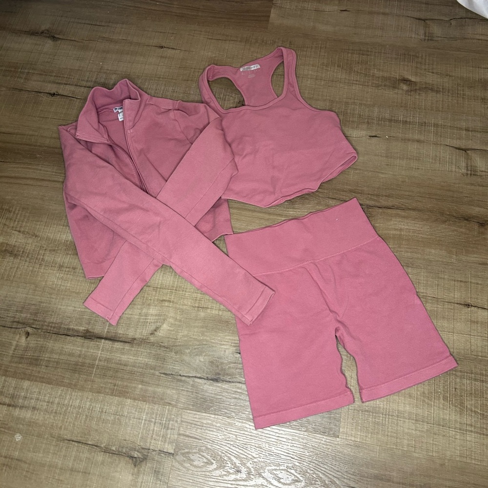 Forever 21 Pink Athletic Bike Shorts